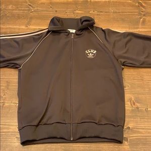 Adidas track jacket, brown. M/L